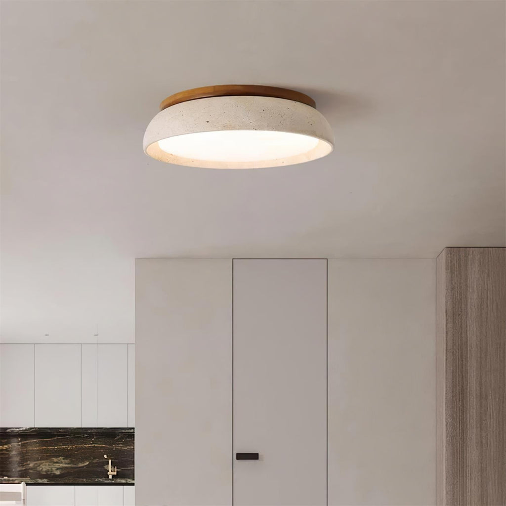 Kloris Piedra Travertine Ceiling Light