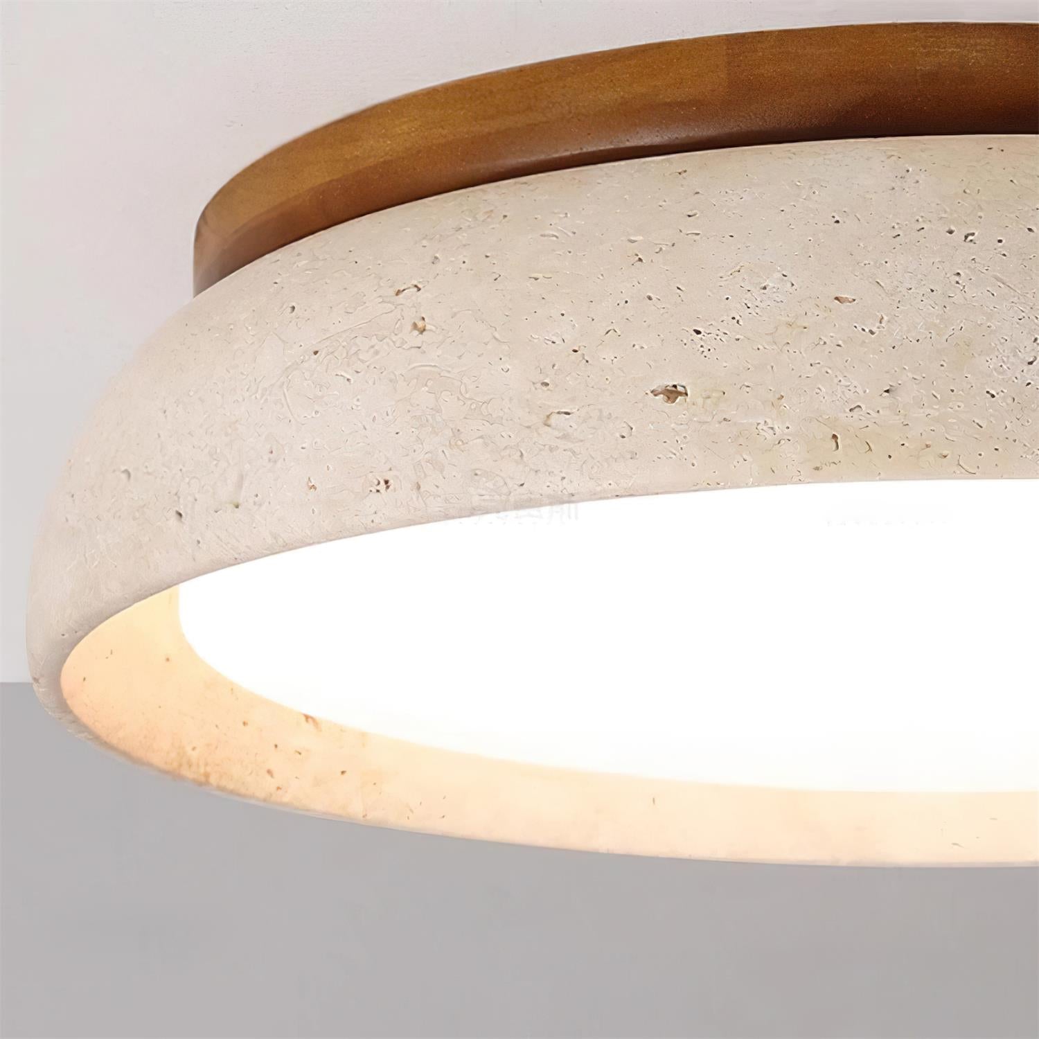 Kloris Piedra Travertine Ceiling Light