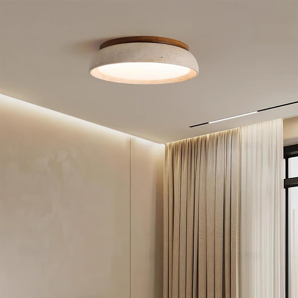 Kloris Piedra Travertine Ceiling Light