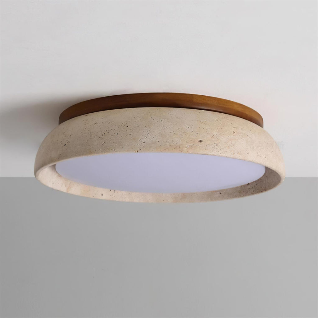 Kloris Piedra Travertine Ceiling Light