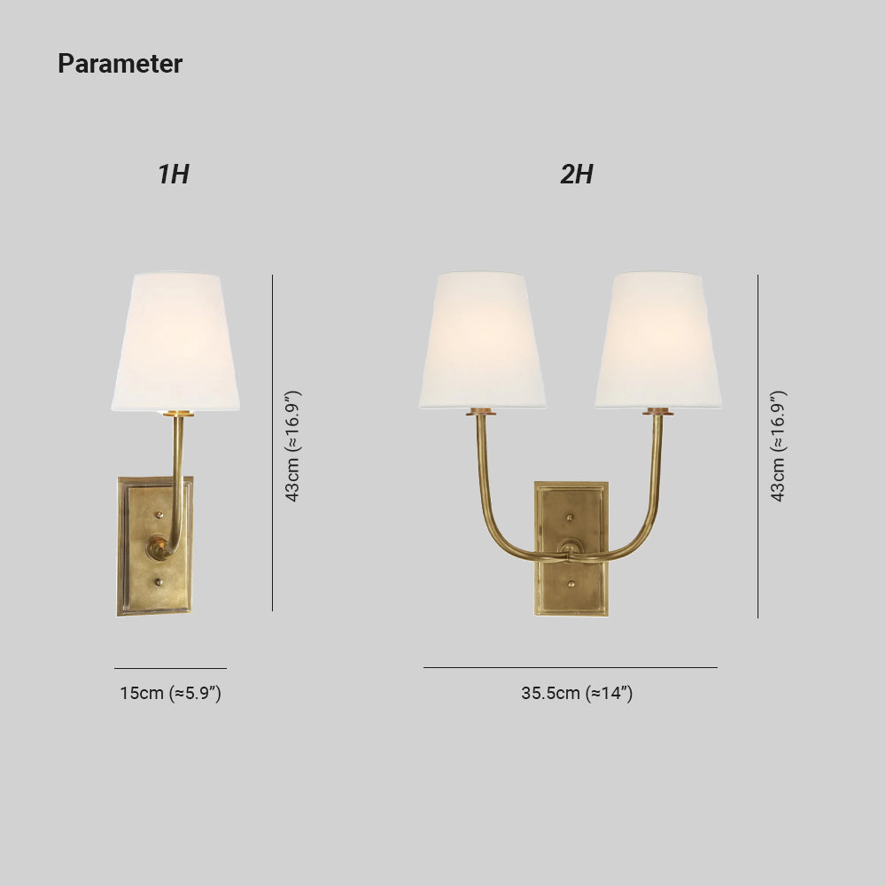 Esther Fabric Wall Lamp