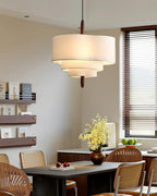Ophel Green Fabric Pendant Light