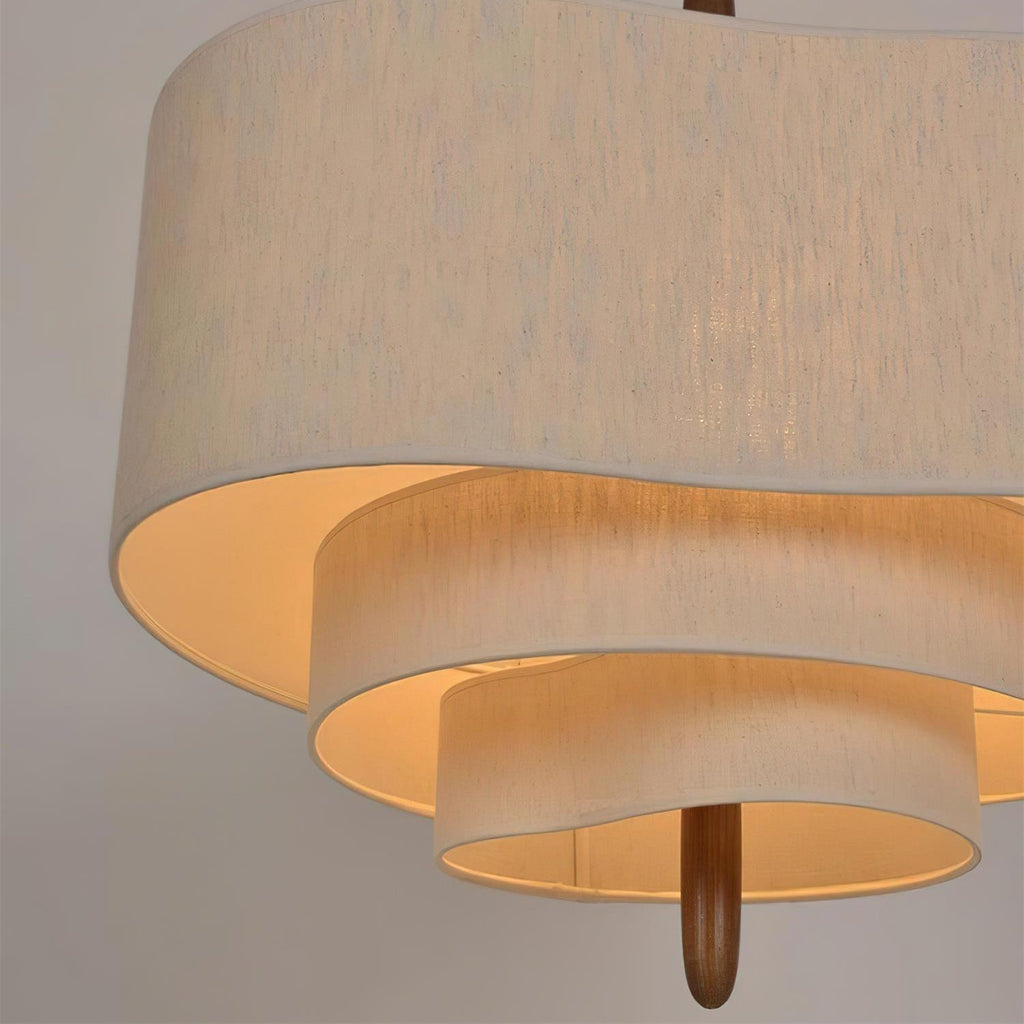 Ophel Green Fabric Pendant Light