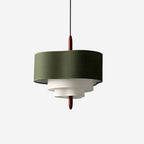Ophel Green Fabric Pendant Light