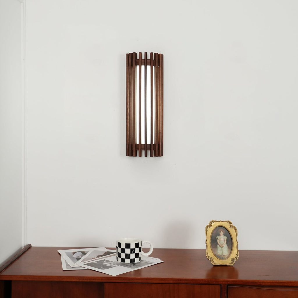 Neyra Indoor Wall Lamp in Walnut