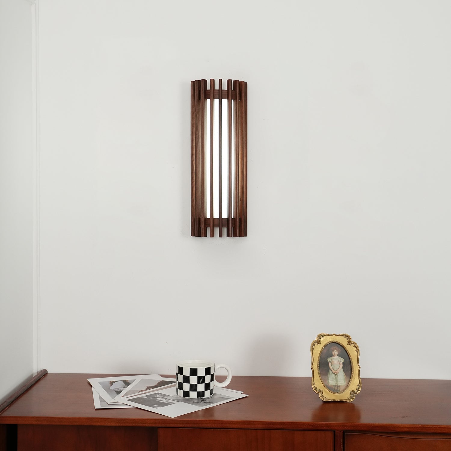 Neyra Indoor Wall Lamp in Walnut
