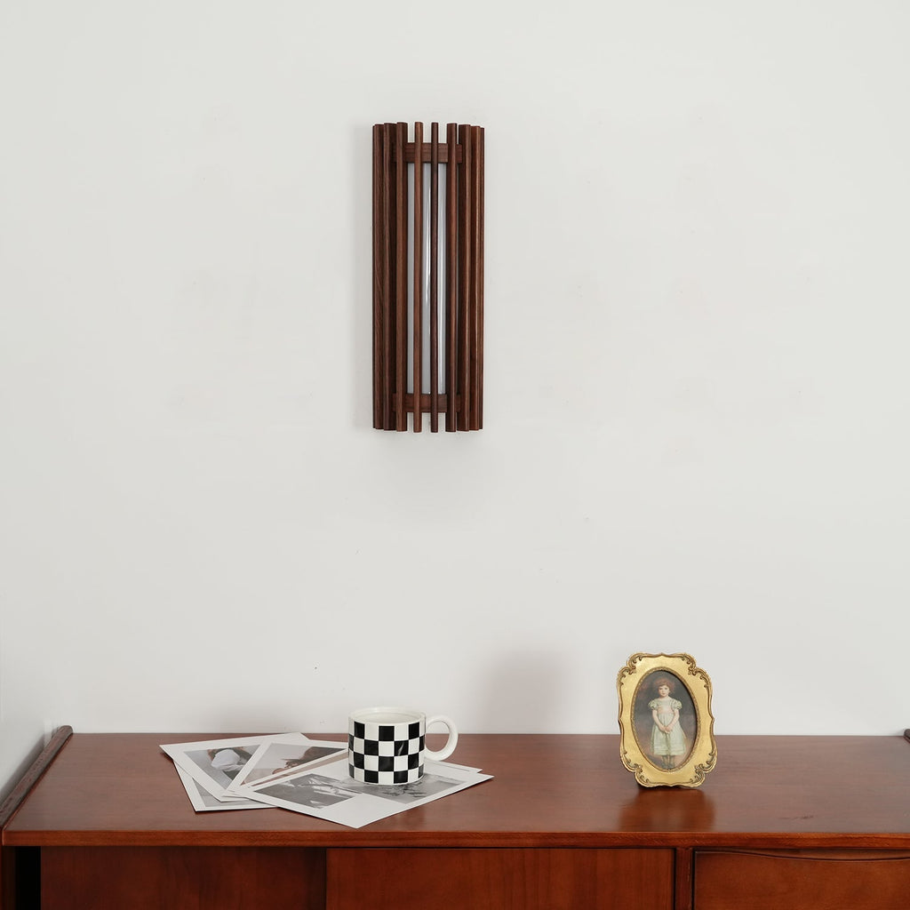 Neyra Indoor Wall Lamp in Walnut