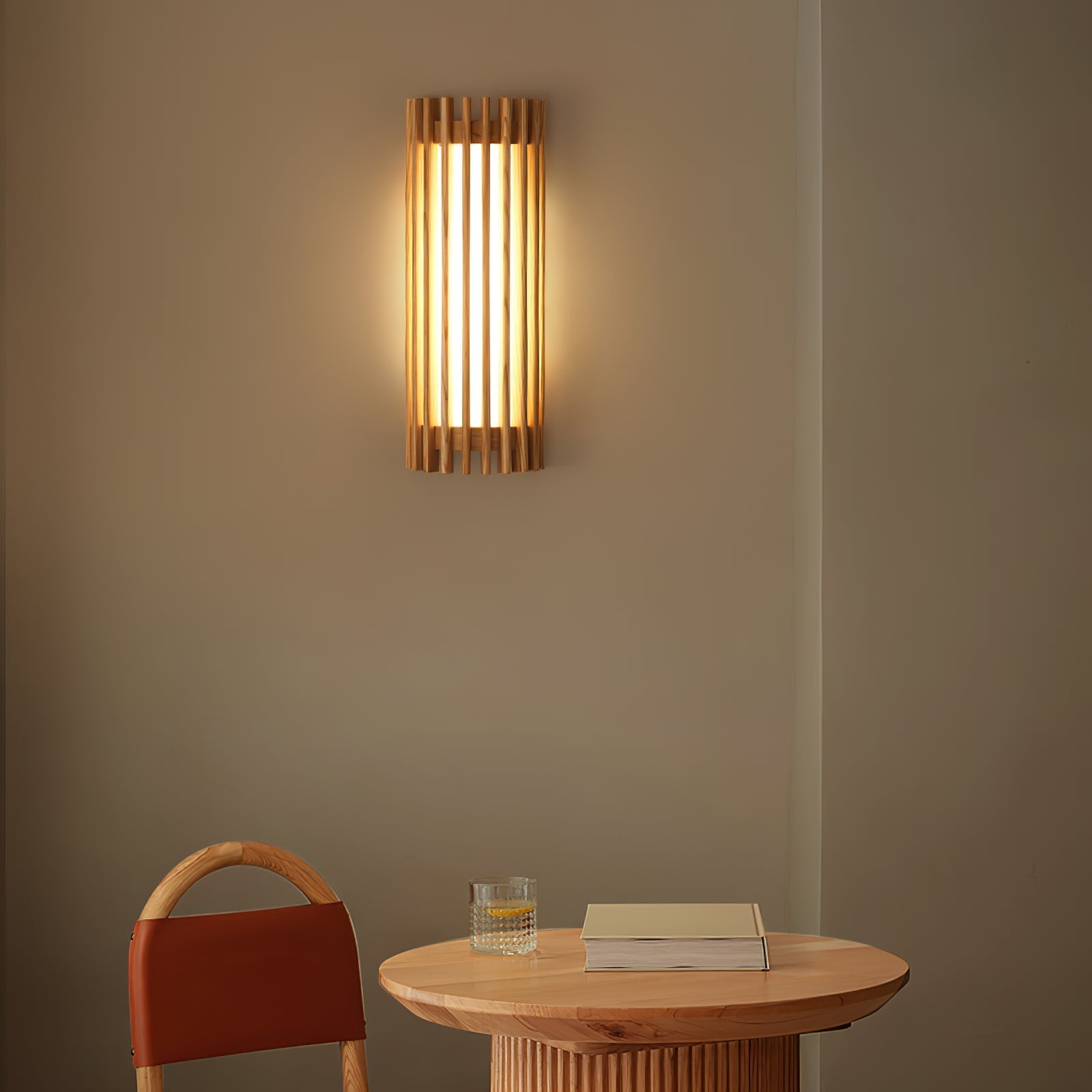 Neyra Indoor Wall Lamp in Walnut