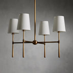 Valea Mid-Century 4- or 6-Light Chandelier