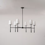 Valea Mid-Century 4- or 6-Light Chandelier