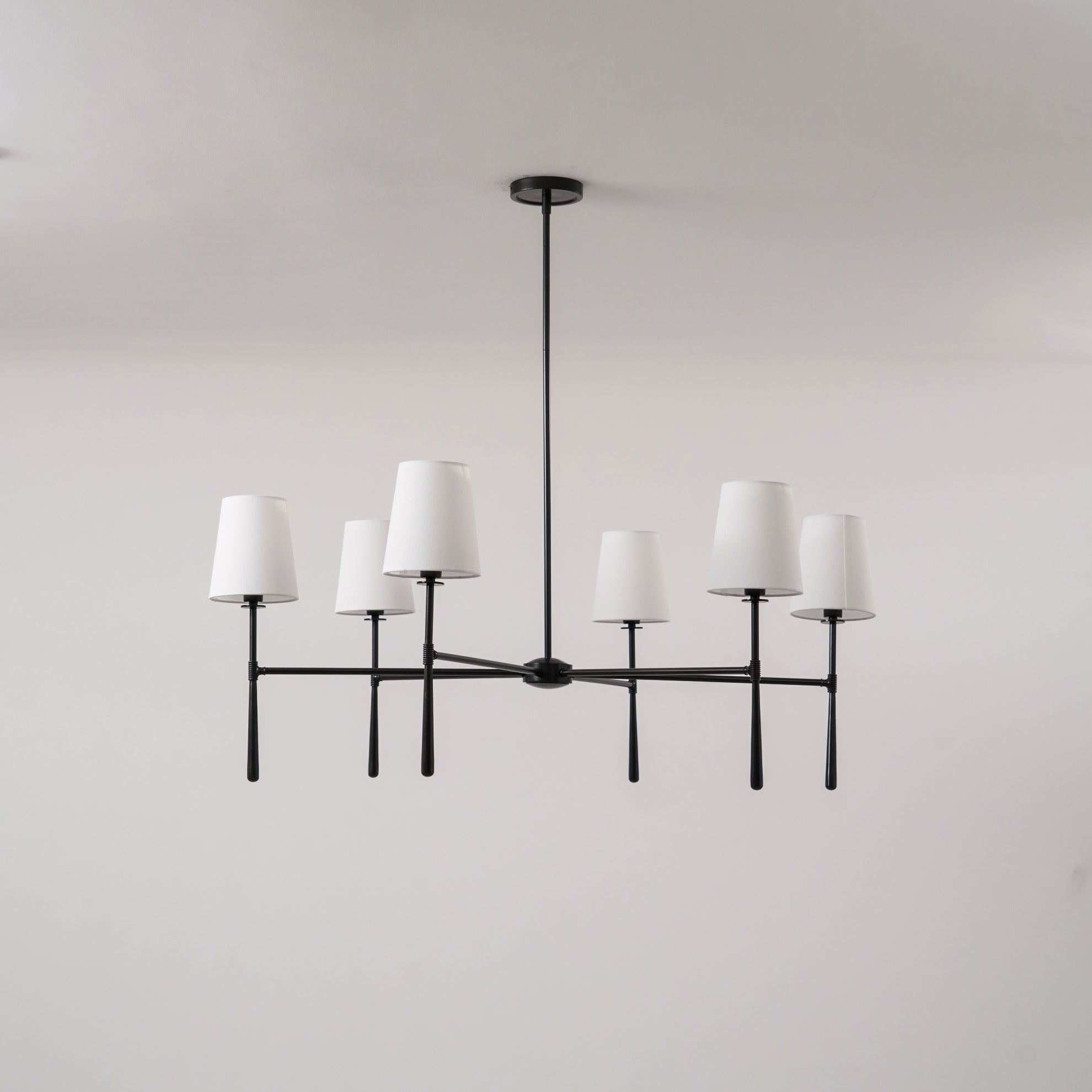 Valea Mid-Century 4- or 6-Light Chandelier
