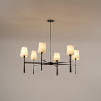 Valea Mid-Century 4- or 6-Light Chandelier