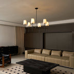 Valea Mid-Century 4- or 6-Light Chandelier
