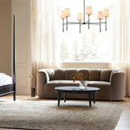 Valea Mid-Century 4- or 6-Light Chandelier