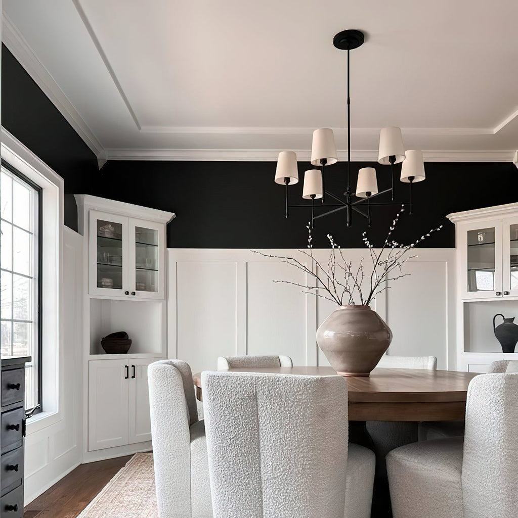 Valea Mid-Century 4- or 6-Light Chandelier