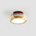 June Vintage Glass Flush-Mount Ceiling Light