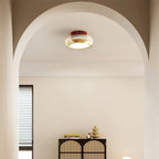 June Vintage Glass Flush-Mount Ceiling Light