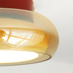 June Vintage Glass Flush-Mount Ceiling Light