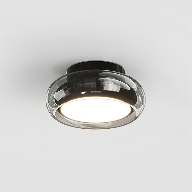 June Vintage Glass Flush-Mount Ceiling Light