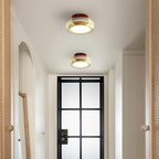 June Vintage Glass Flush-Mount Ceiling Light