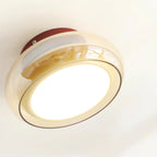 June Vintage Glass Flush-Mount Ceiling Light
