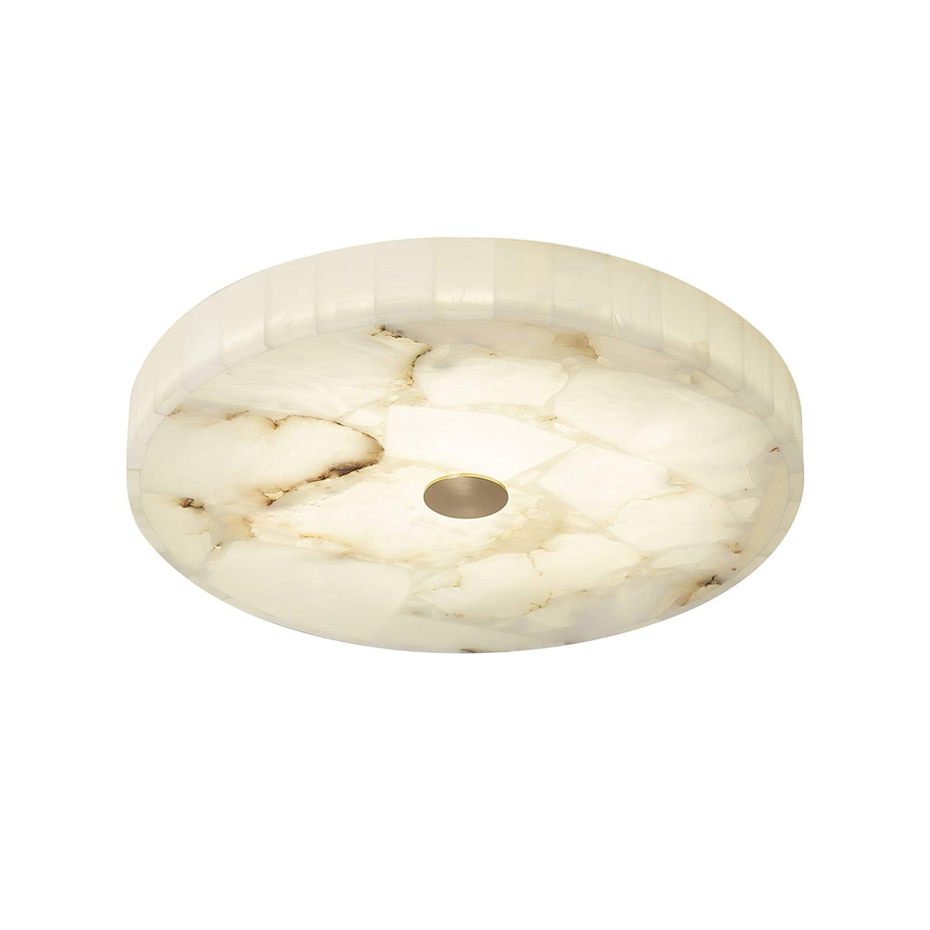 Delya Round Alabaster Ceiling Light