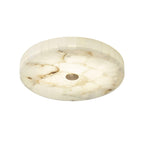Delya Round Alabaster Ceiling Light