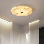 Delya Round Alabaster Ceiling Light