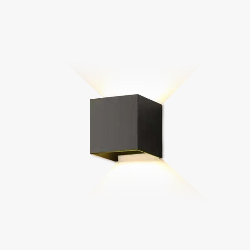Nexu Modern Adjustable Square LED Outdoor Wall Lamp