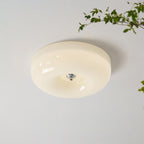 Candy Cream Glass Ceiling Light