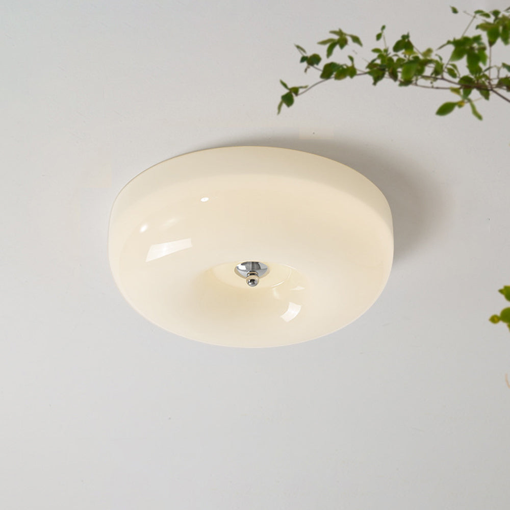 Candy Cream Glass Ceiling Light