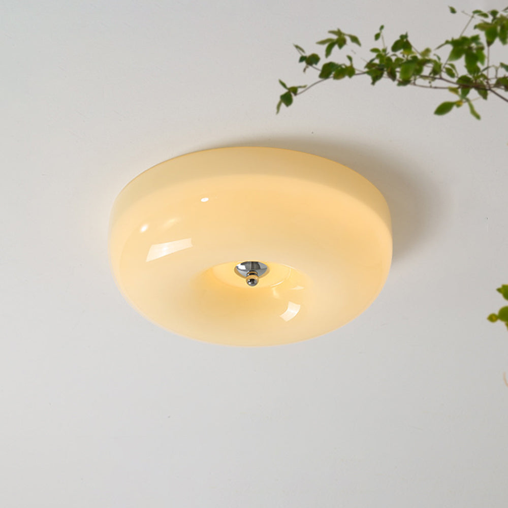 Candy Cream Glass Ceiling Light