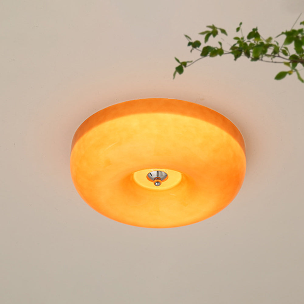 Candy Cream Glass Ceiling Light