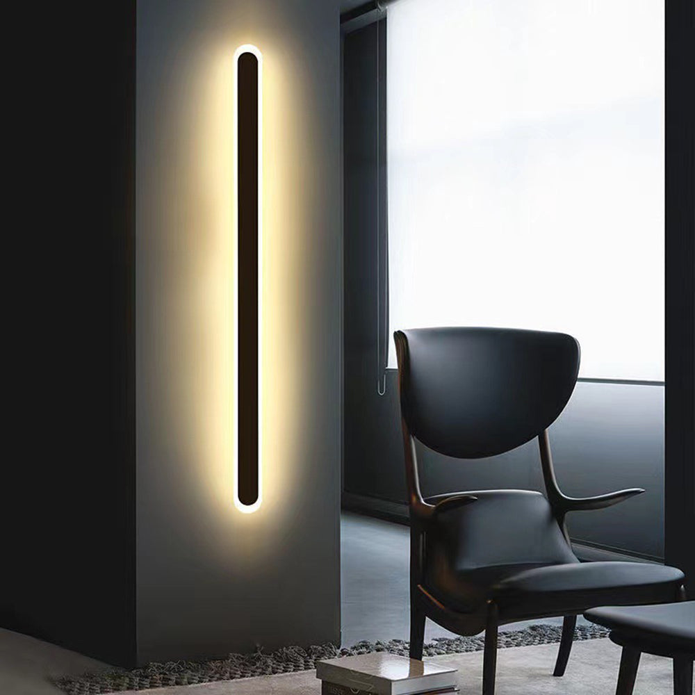 Orral Linear Oval Outdoor Wall Lamp