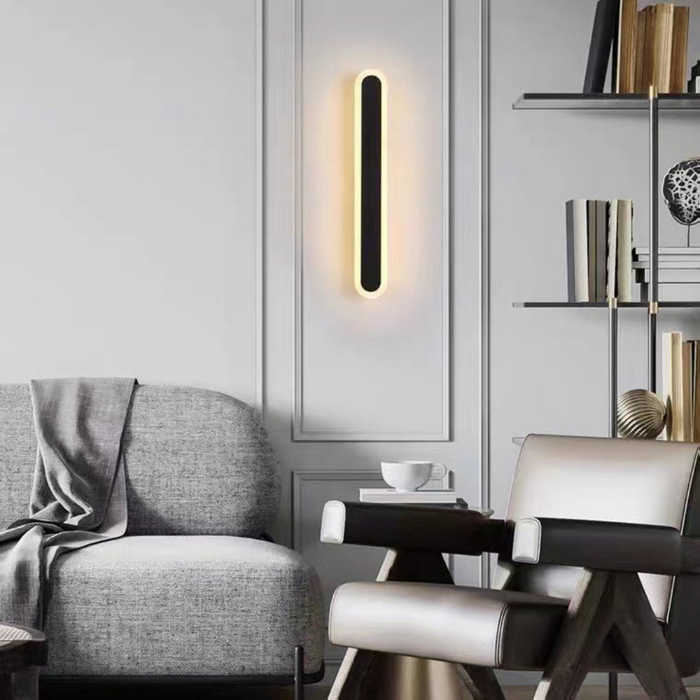 Orral Linear Oval Outdoor Wall Lamp