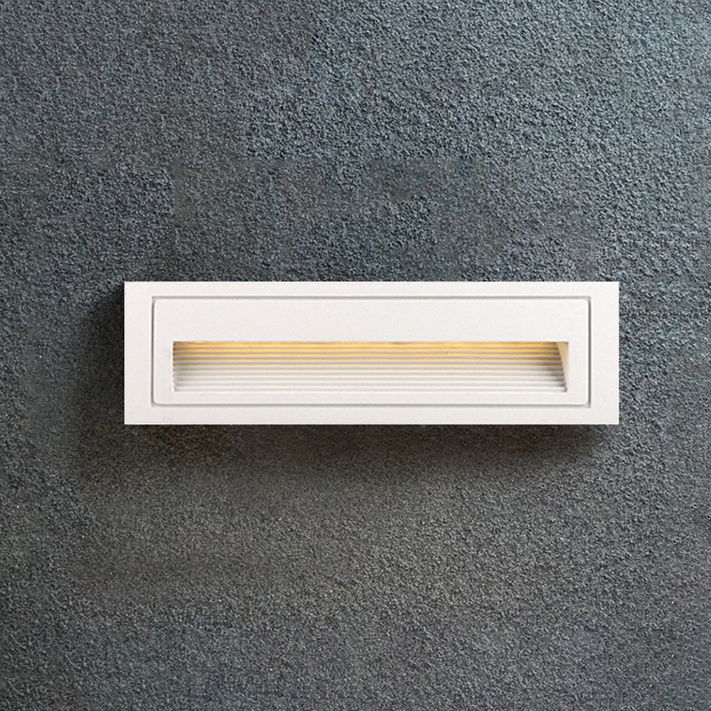 Ray Modern Square Metal Outdoor Deck & Step Light - Black