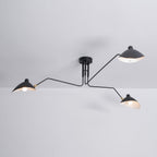 Jaler Industrial Three-Arm Ceiling Light