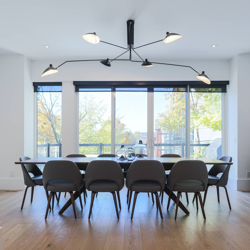 Jaler Industrial Three-Arm Ceiling Light