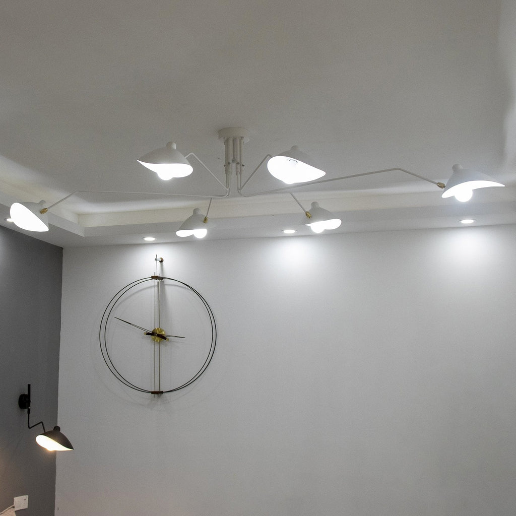 Jaler Industrial Three-Arm Ceiling Light