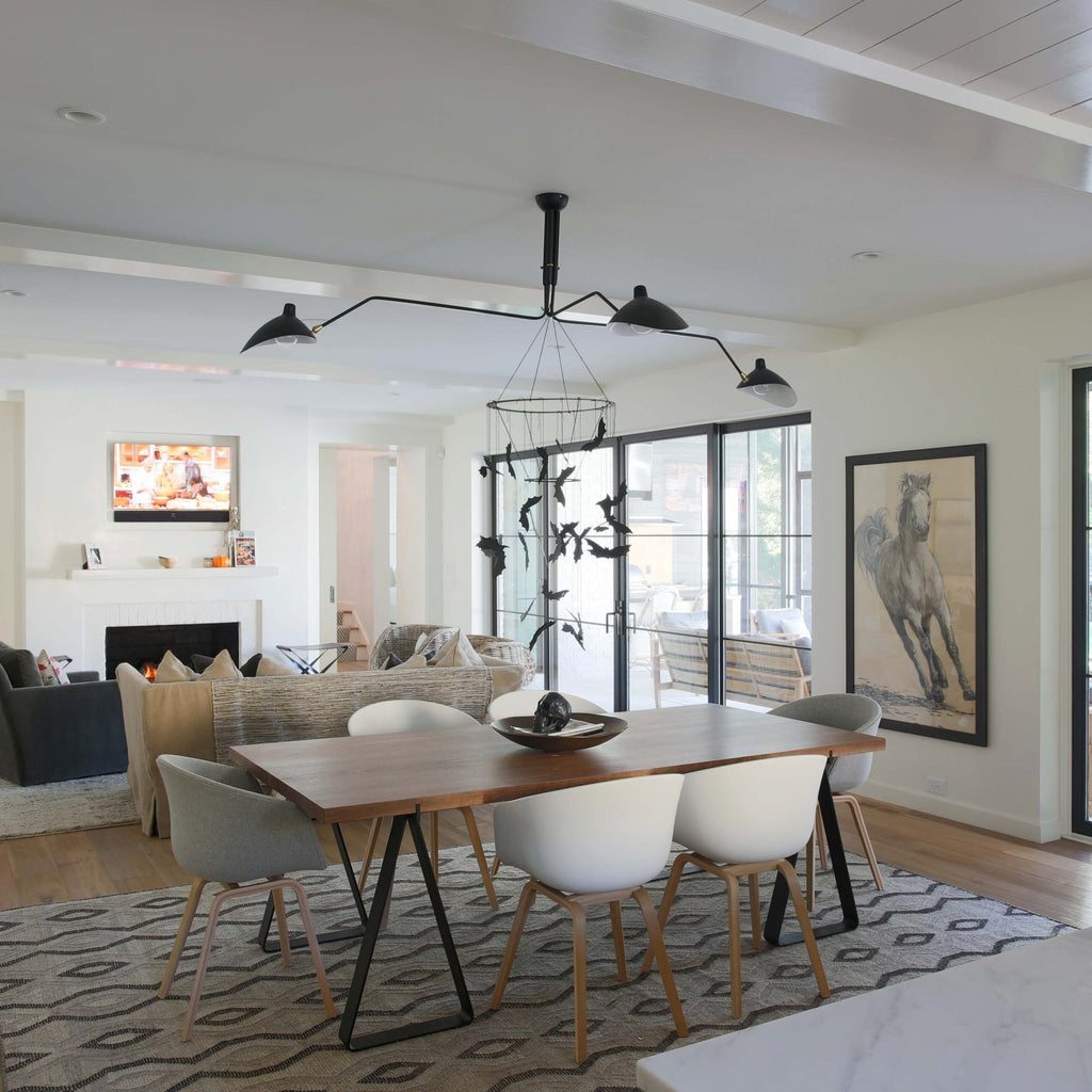 Jaler Industrial Three-Arm Ceiling Light
