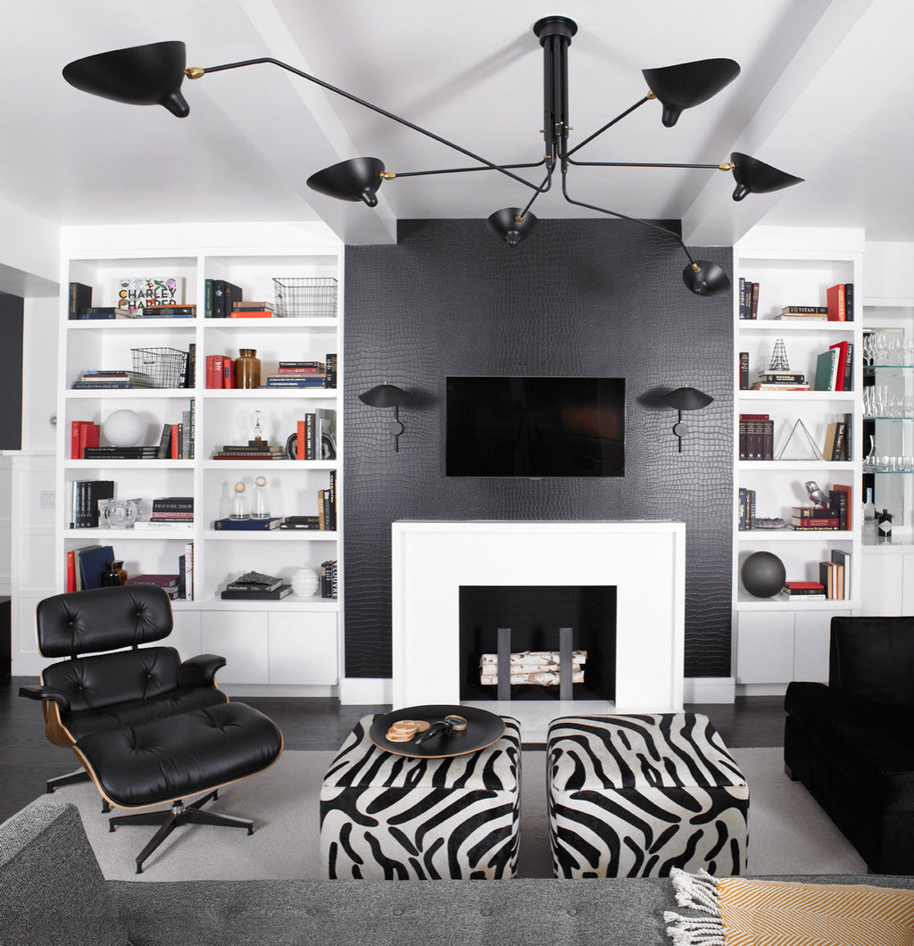 Jaler Industrial Three-Arm Ceiling Light
