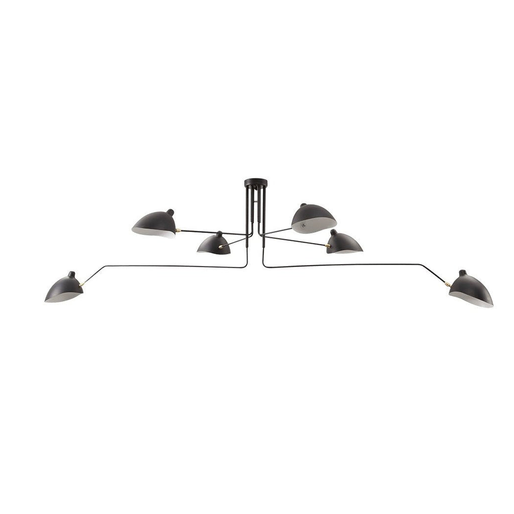 Jaler Industrial Three-Arm Ceiling Light