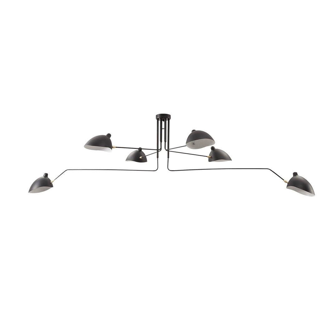 Jaler Industrial Three-Arm Ceiling Light