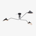 Jaler Industrial Three-Arm Ceiling Light