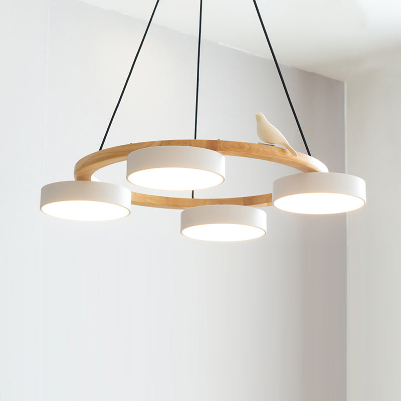 Cliff Round Bird Chandelier