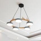 Cliff Round Bird Chandelier