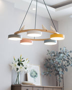 Cliff Round Bird Chandelier
