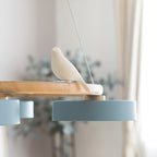 Cliff Round Bird Chandelier