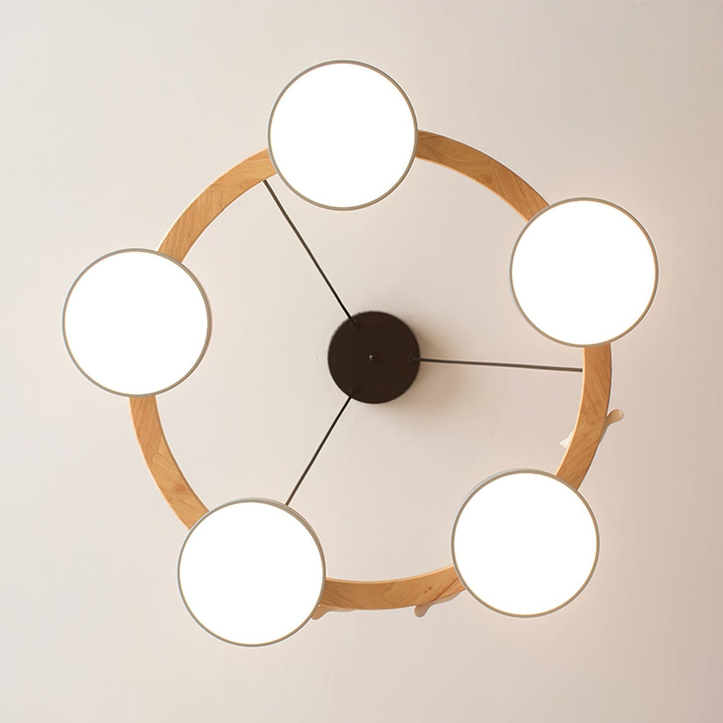 Cliff Round Bird Chandelier