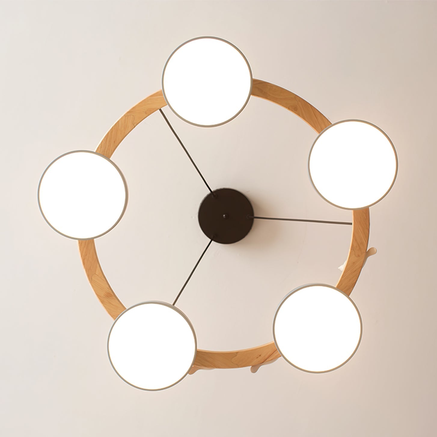 Cliff Round Bird Chandelier